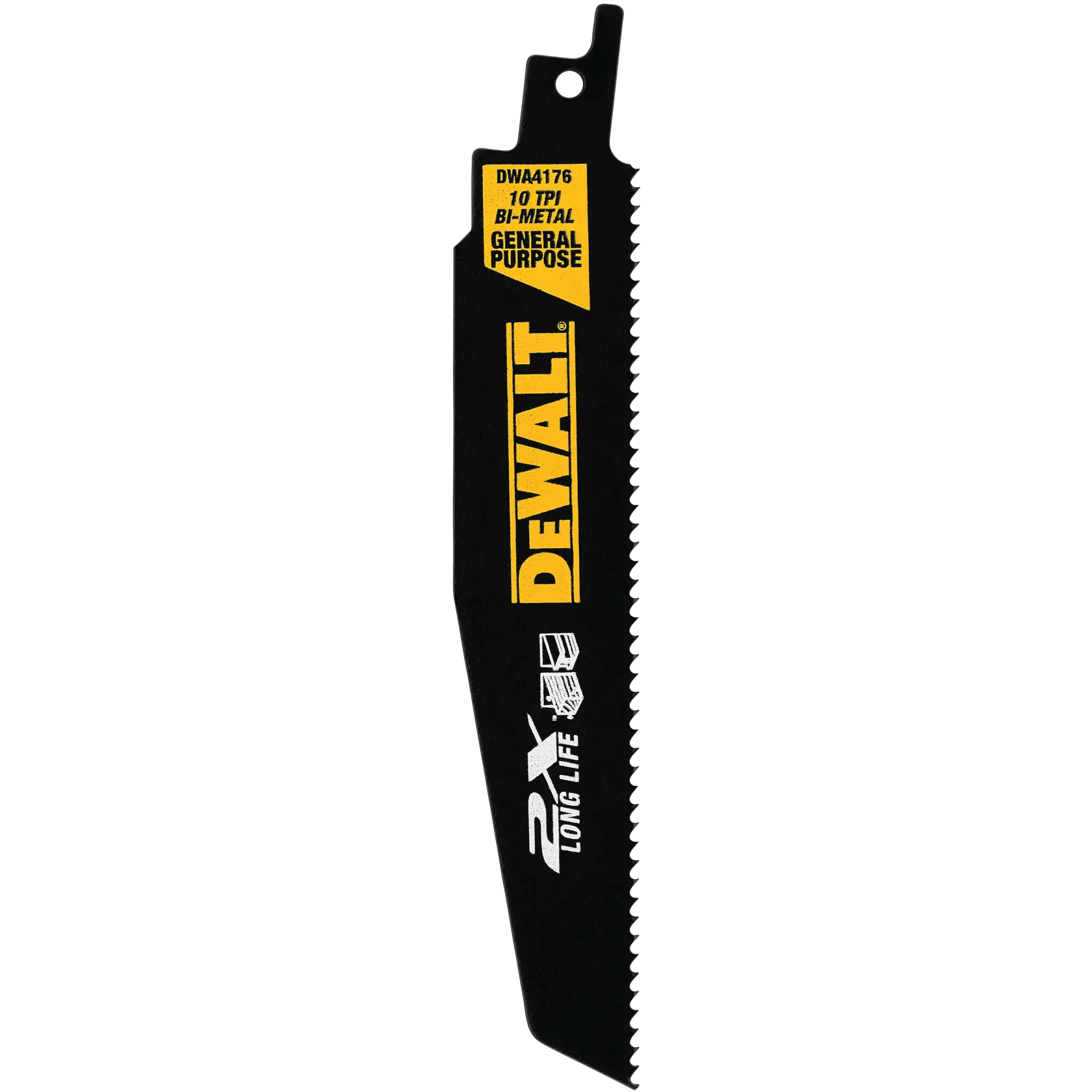 DEWALT® 6-in. 10TPI 2X Recip Blade (5-Pack)