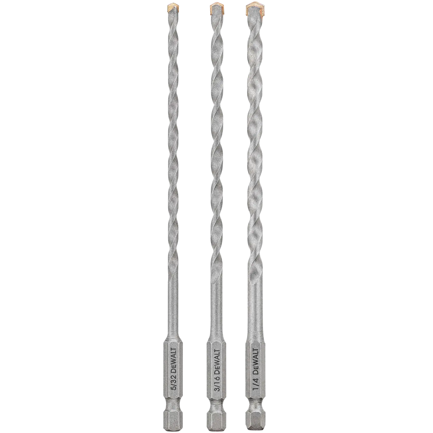 DEWALT® IMPACT READY® 3-Piece Masonry Bit Set