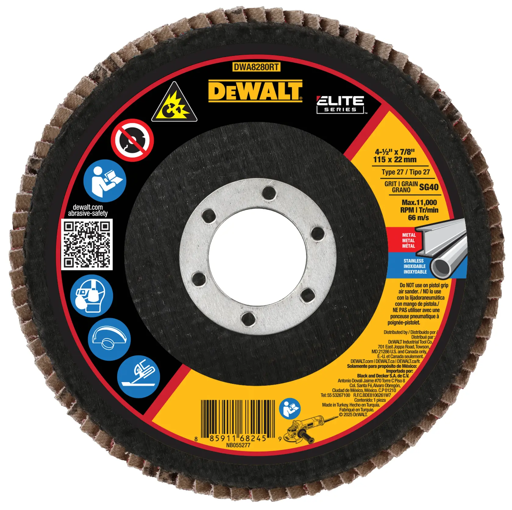 DEWALT® ELITE SERIES™ MAXTRIM™ Flap Discs