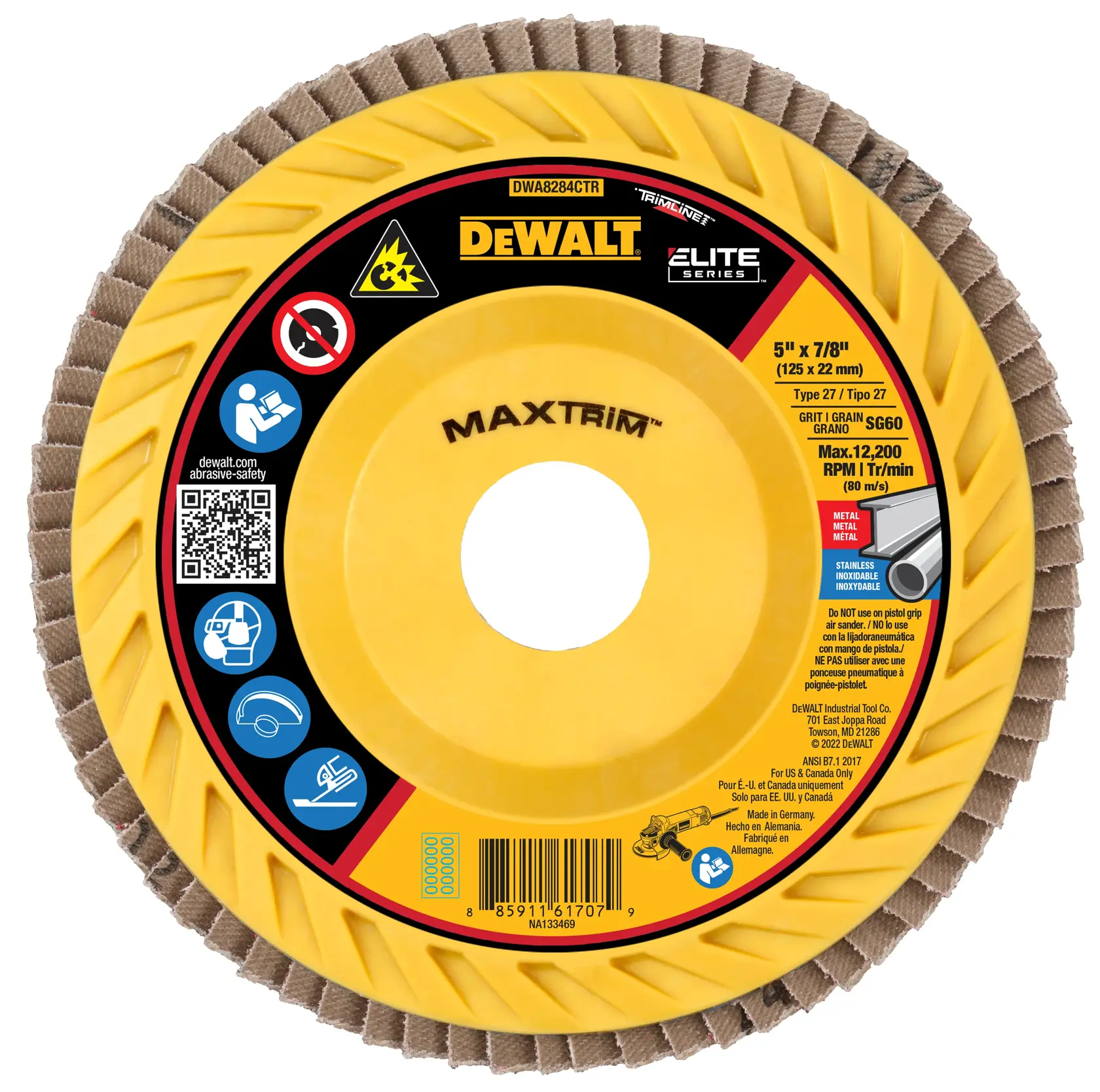 DEWALT® 5 X 7/8 60G T27 Elite Ceramic Trim Flap