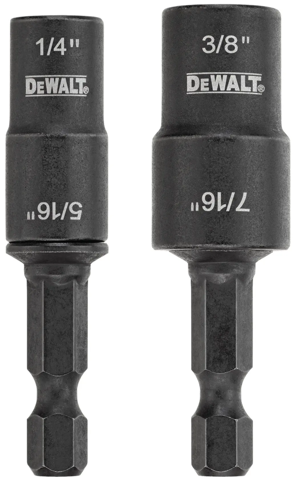 DEWALT® 1/4-in. + 5/16” & 3/8” + 7/16” Double Ended Nut Driver Set
