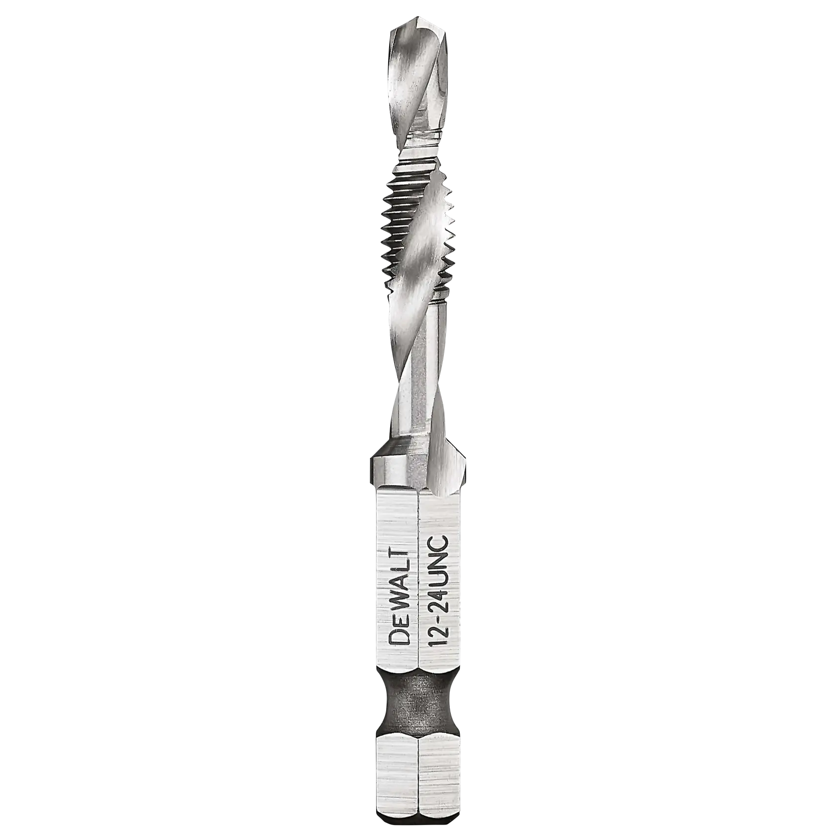 DEWALT® Impact Ready 12-24 Unc Drill Tap, 1/4-in. Capacity