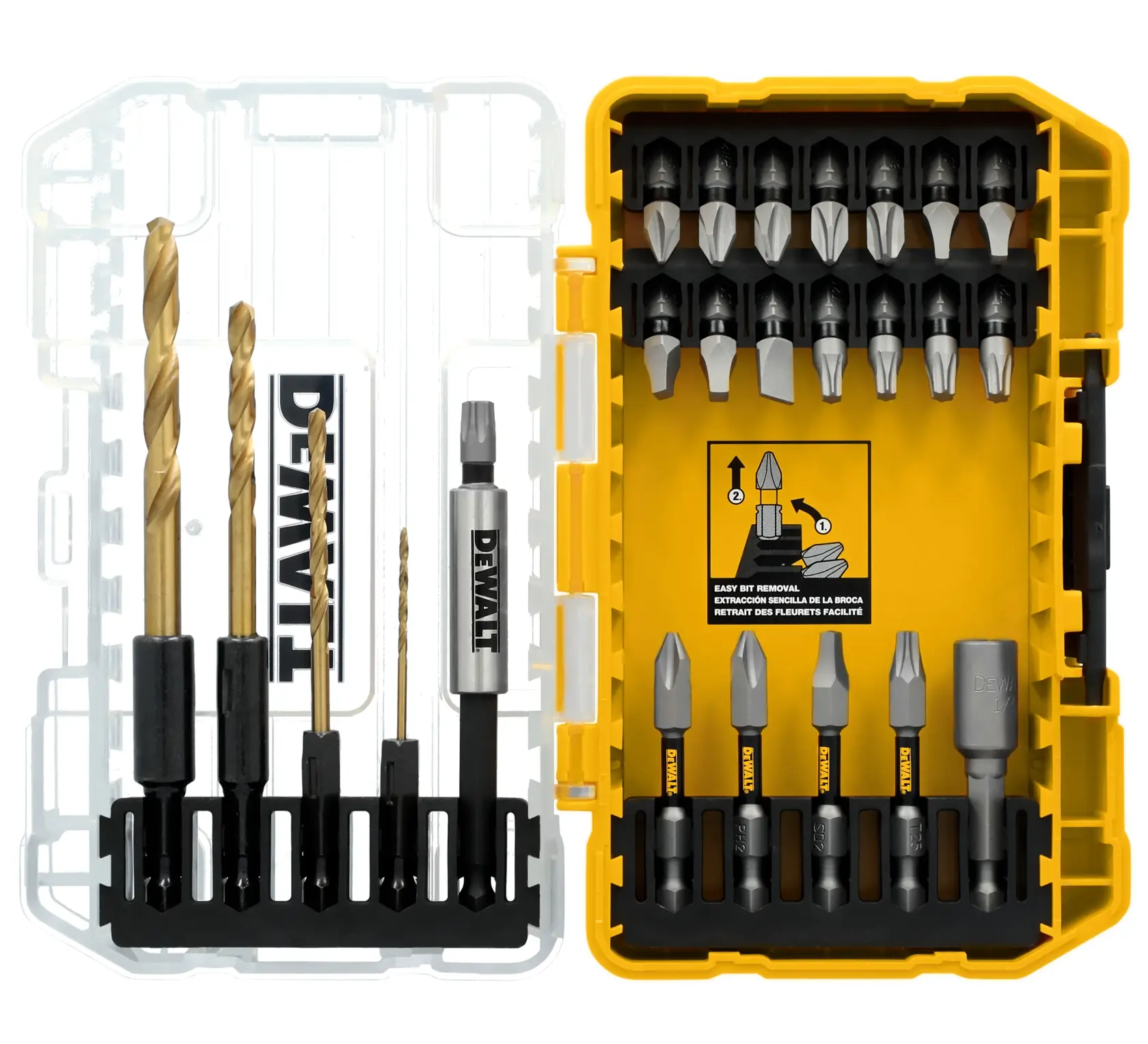 DEWALT® TOUGHGRIP™ Drill Bit & Screwdriving Bit Set (27-pc.)