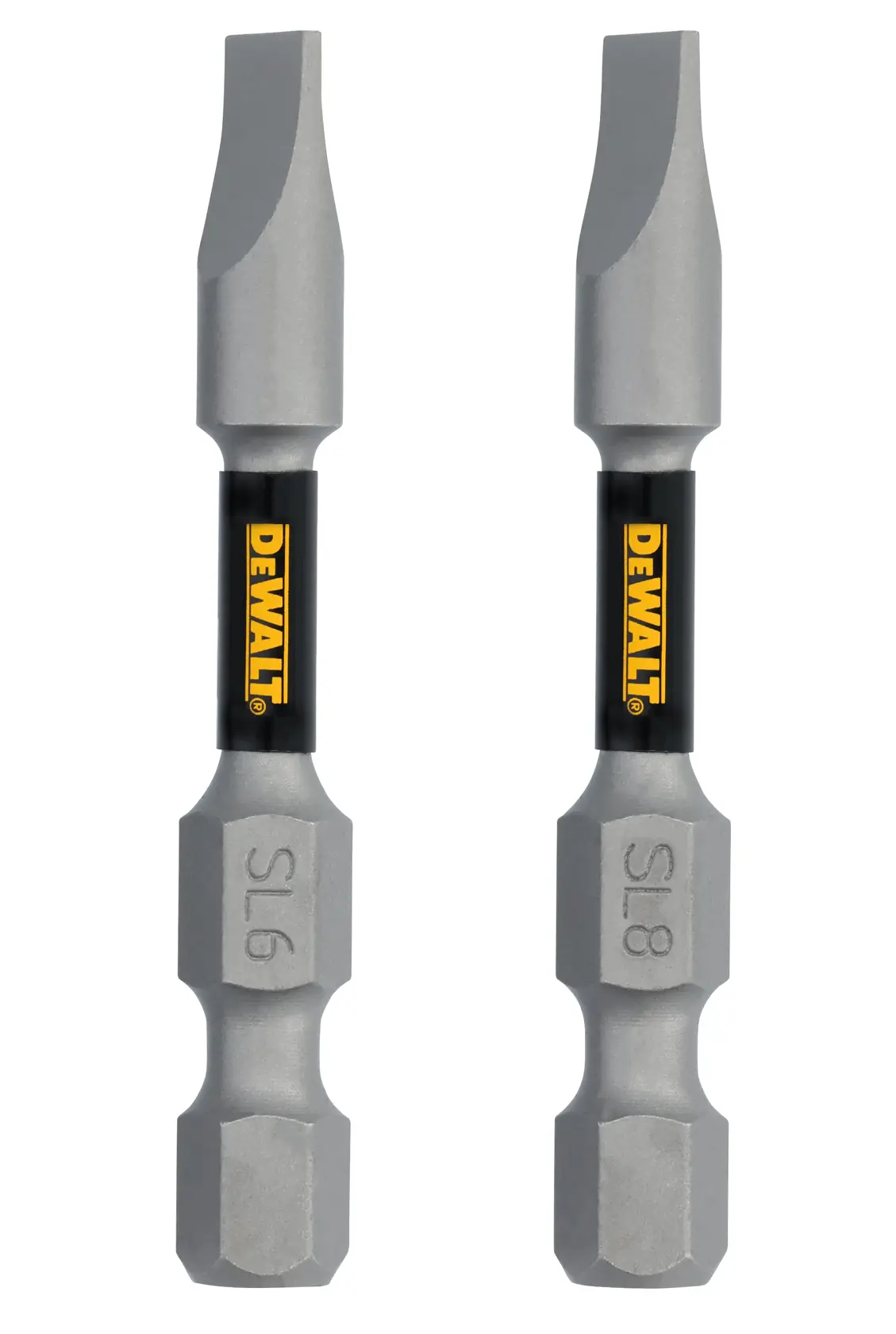 DEWALT® TOUGHGRIP™ 2-in. Slotted #8 2PK