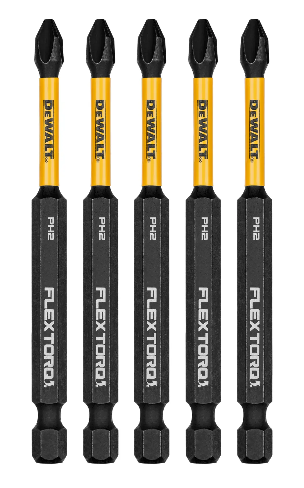 DEWALT® FLEXTORQ® 3.5-in. PHILLIPS #2 (5 PK)