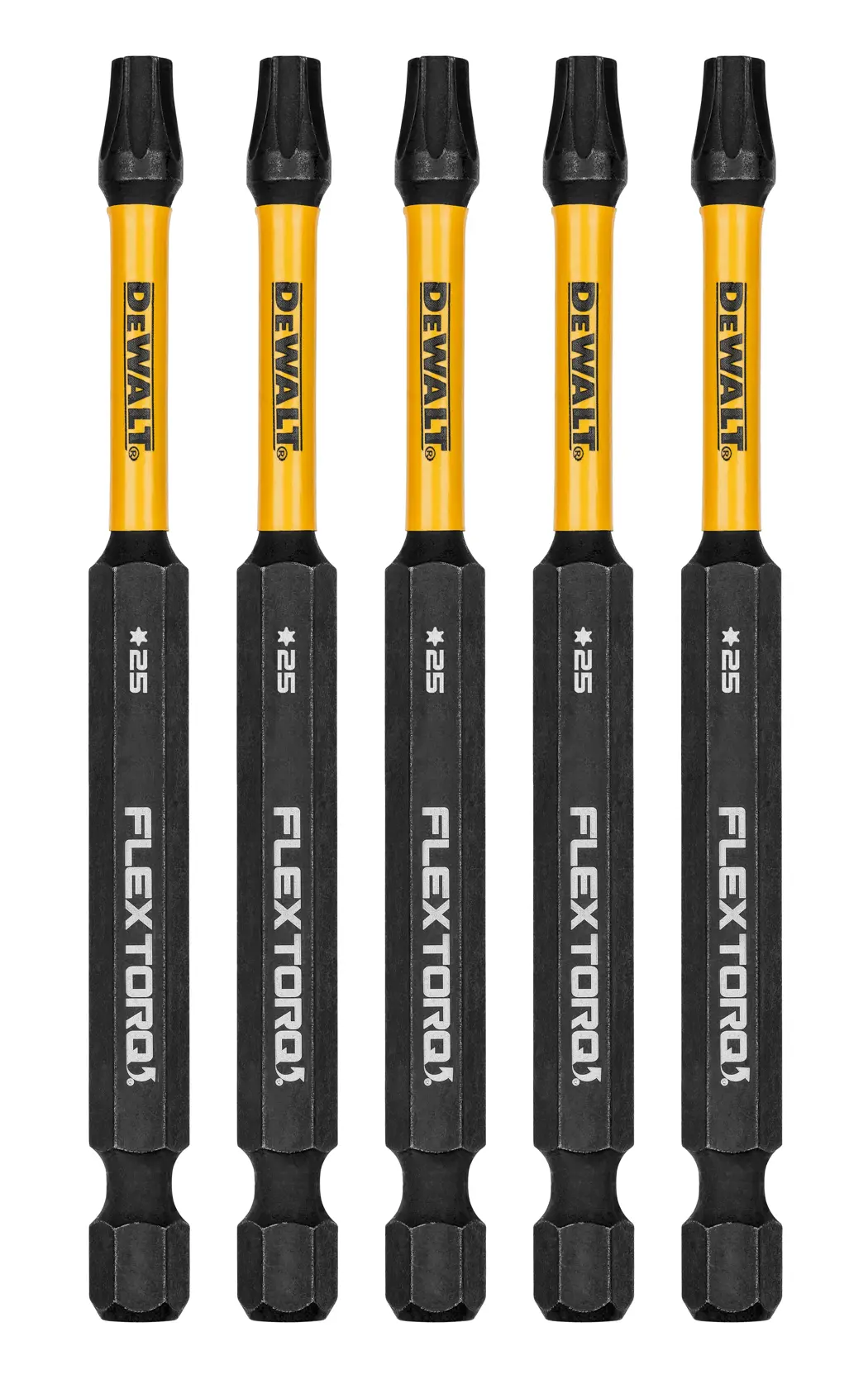 DEWALT® FLEXTORQ® 3.5-in. STAR-25 (5 PK)