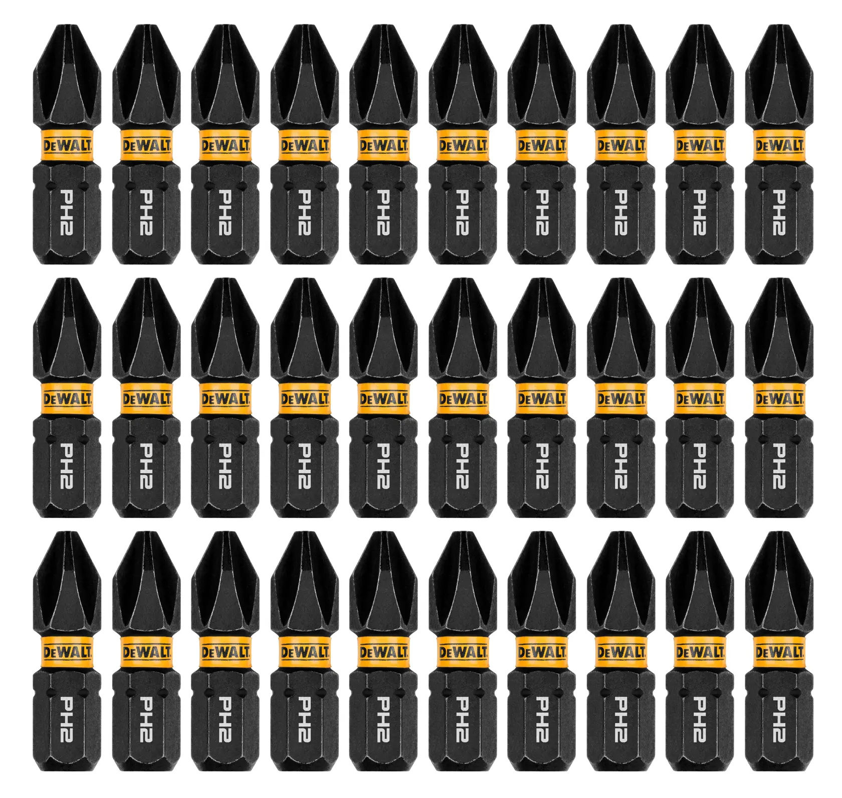 DEWALT® ELITE SERIES 1-in. Bits For PH2 With Case (30 Pk)