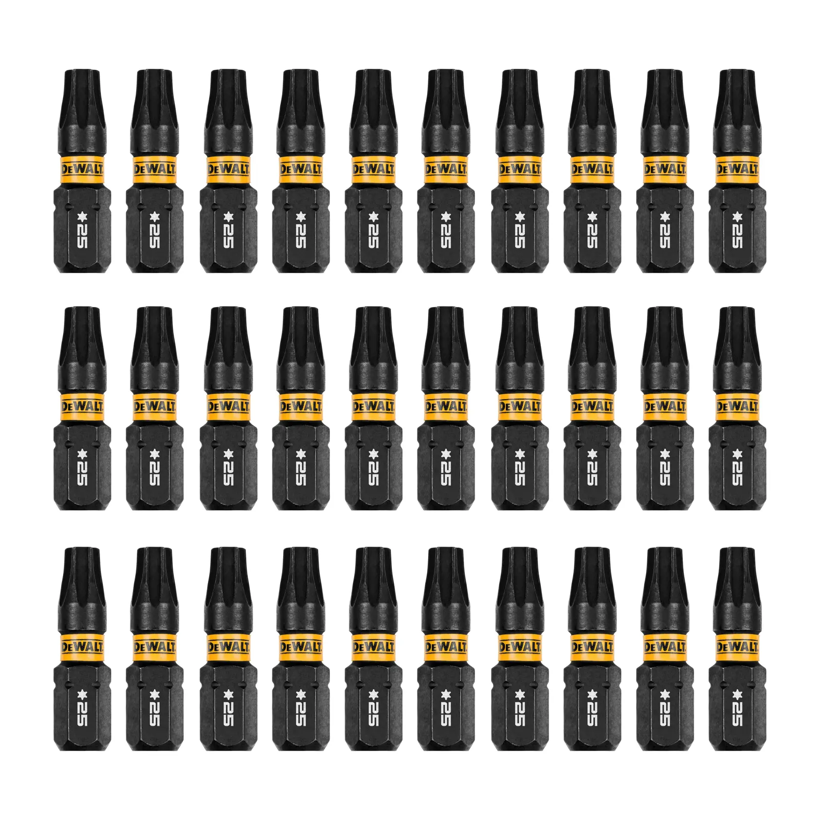 DEWALT® ELITE SERIES 1-in. Bits For T25 With Case (30 Pk)