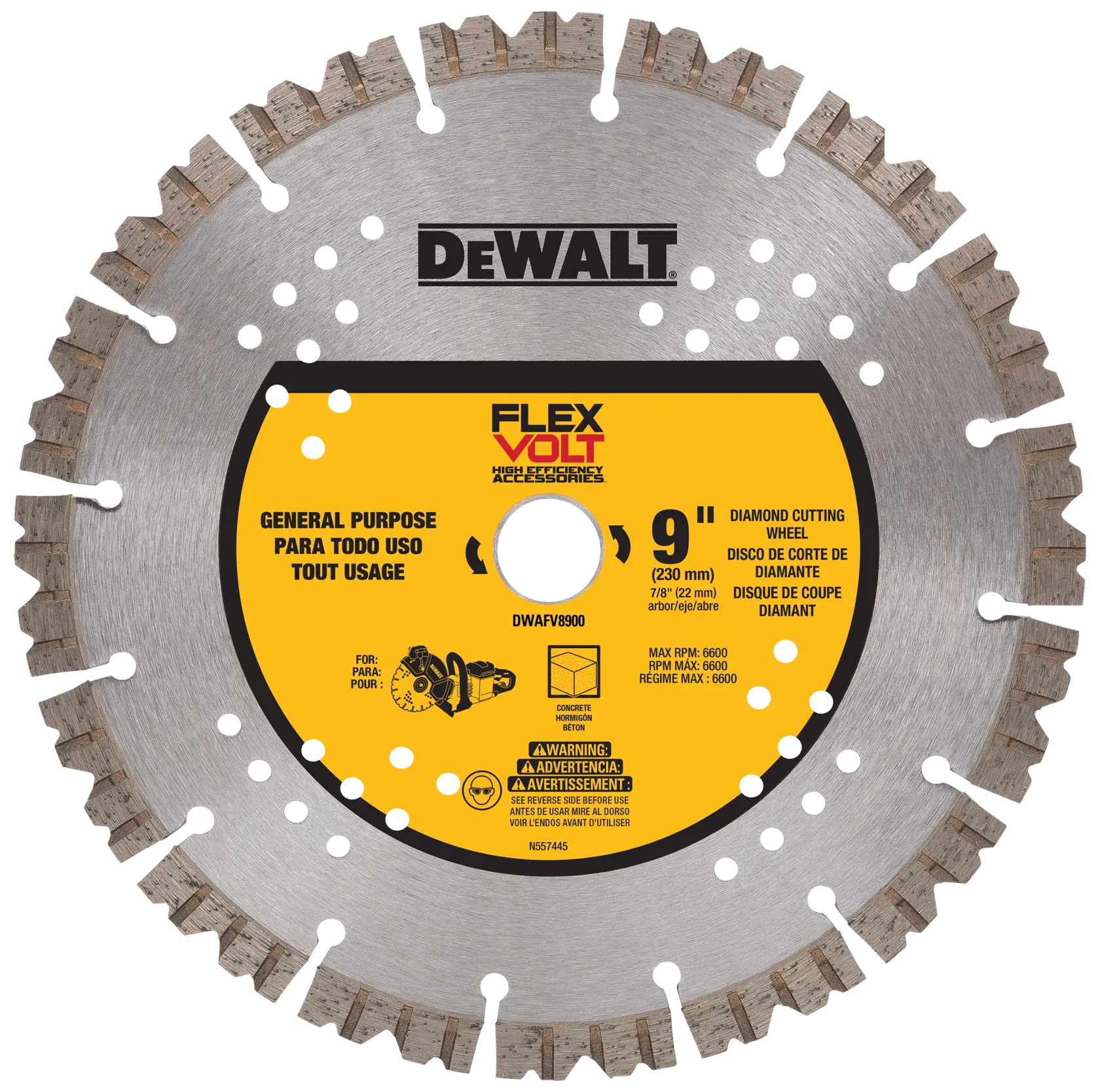 DEWALT® FLEXVOLT® Diamond Cutting Wheel