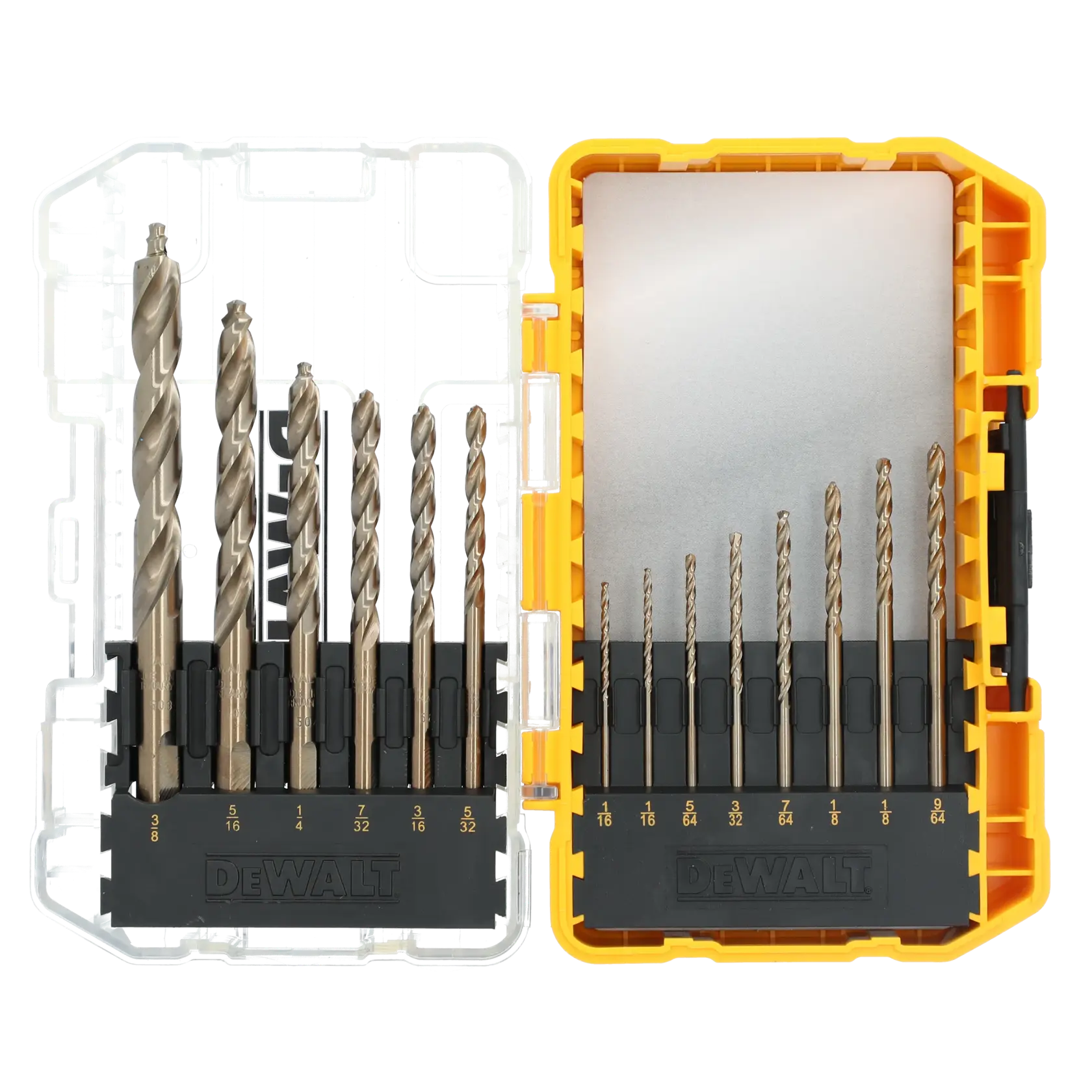 DEWALT® ELITE SERIES™ Cobalt Alloy Steel PILOT POINT® Drill Bit Set (14-pc.)
