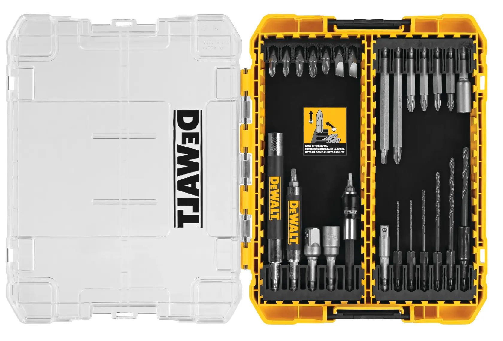DEWALT® 28-Piece RAPID LOAD® Bit Accessory Set With ToughCase®+