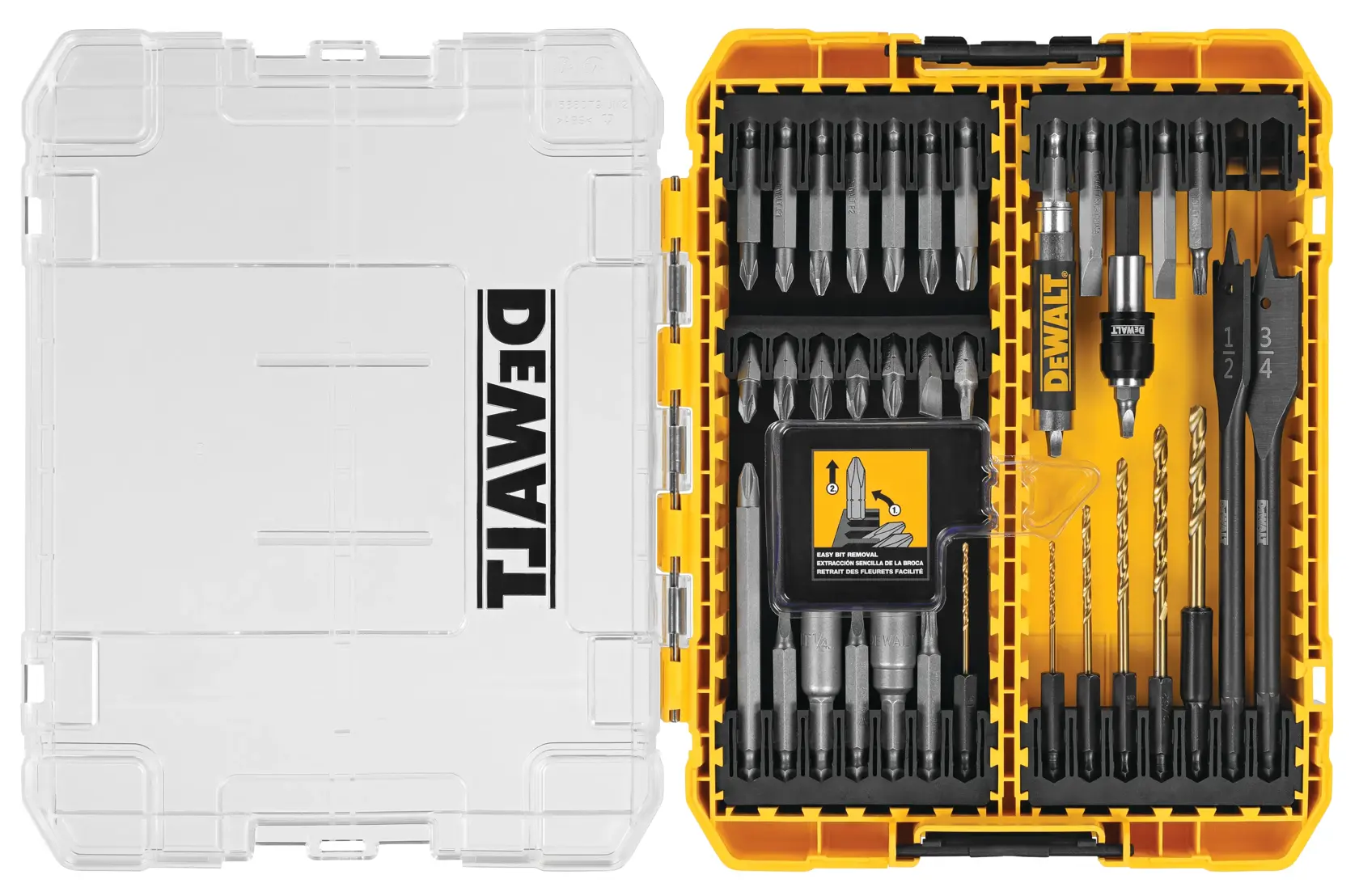 DEWALT® 35-Piece RAPID LOAD® Bit Accessory Set With ToughCase®+