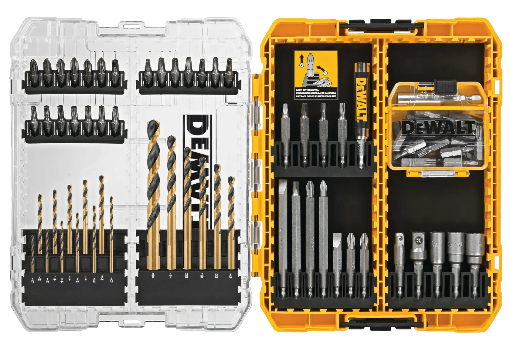 DEWALT® 80-Piece Drilling and Driving Bit Set with ToughCase®+