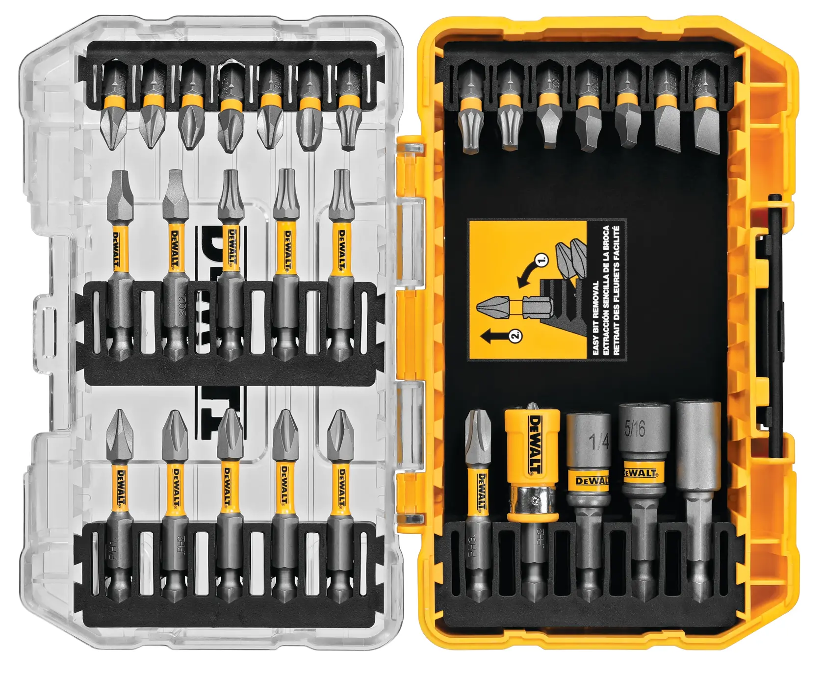 DEWALT® 30-Piece MAXFIT® Screwdriving Bit Set with ToughCase®+