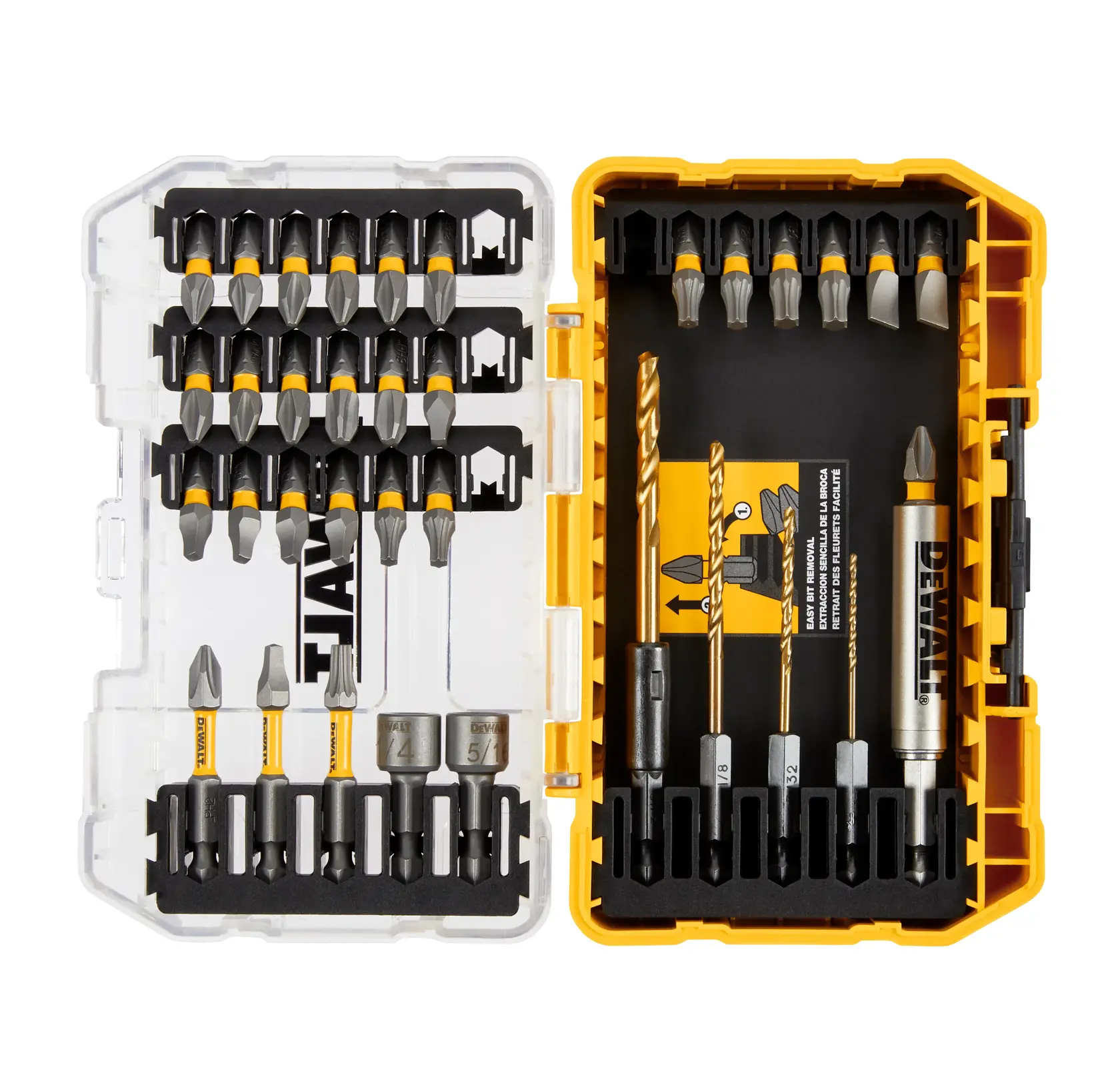 DEWALT® 35-pc. MAX FIT Screwdriving Bit Sets with ToughCase+ System