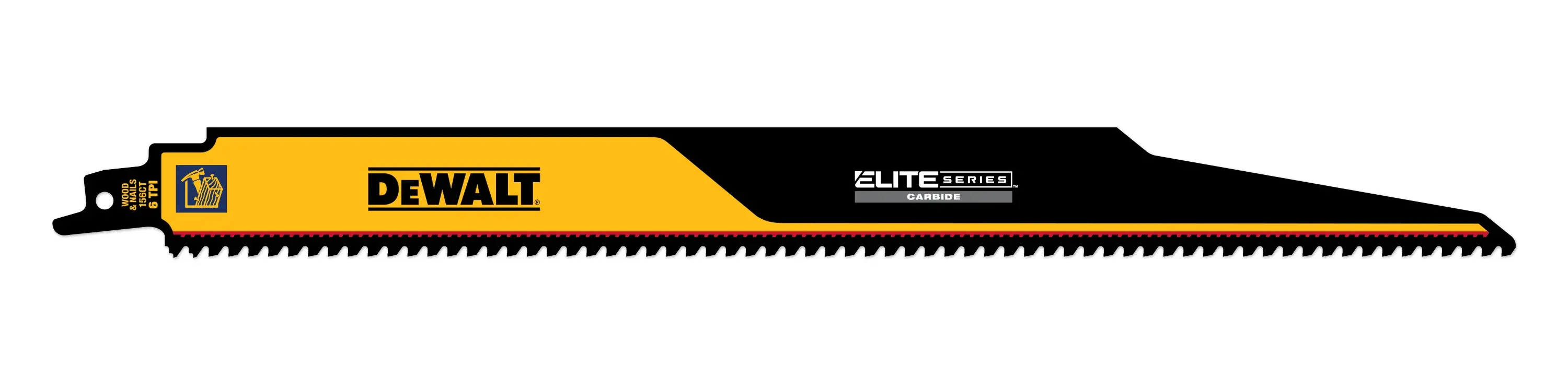 DEWALT® ELITE SERIES™ 12-in. 6 TPI Demolition Carbide Tipped Reciprocating Saw Blade