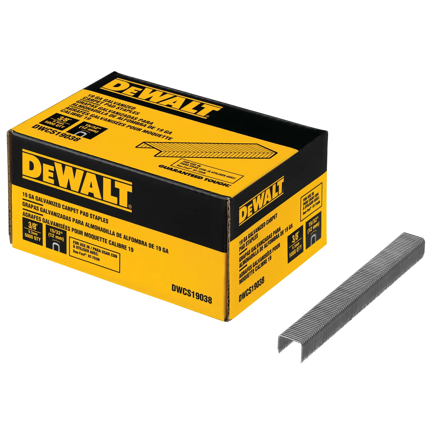 DEWALT® 19 Gauge Carpet Pad Staples