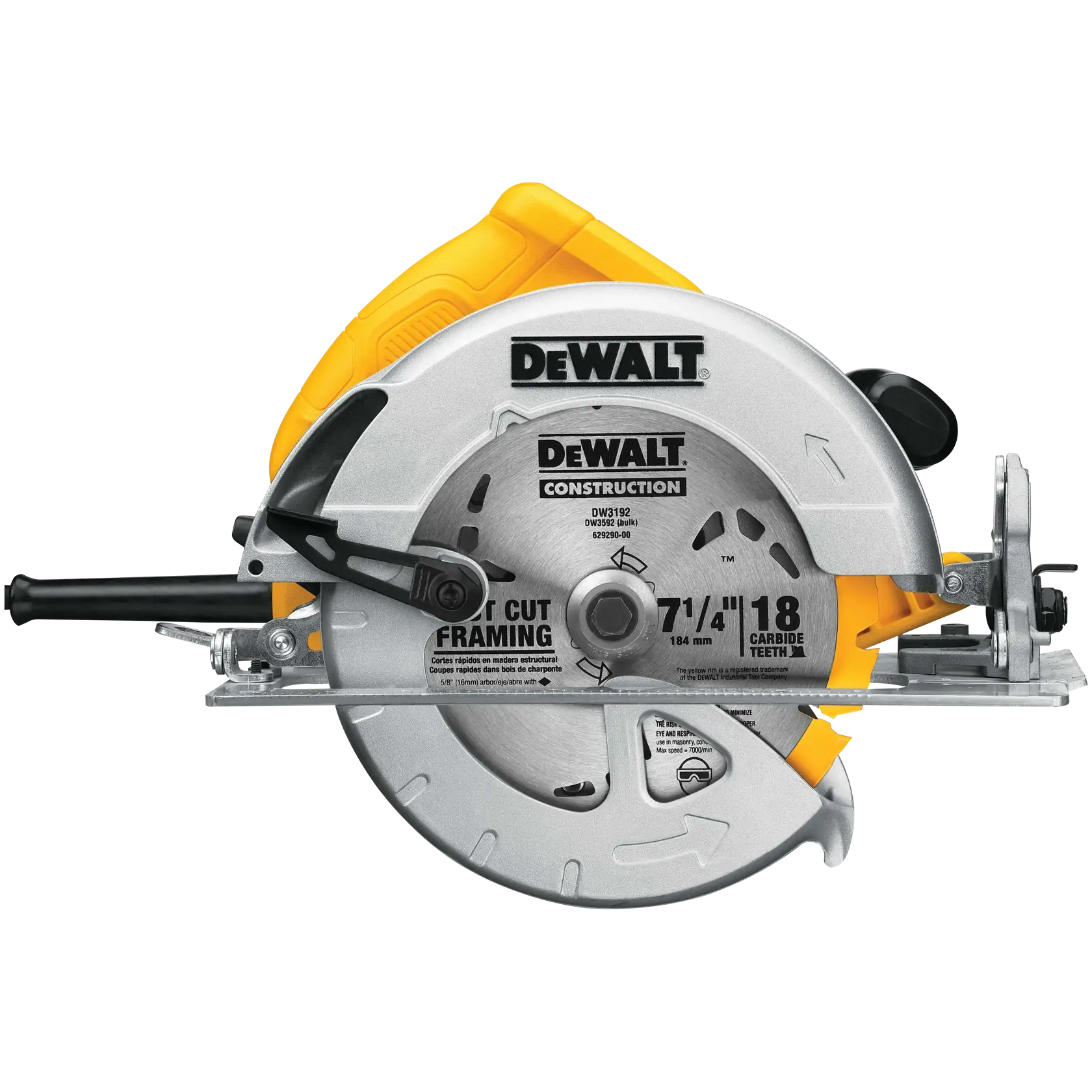 DEWALT® 7-1/4-in. Circular Saw, Lightweight, Corded