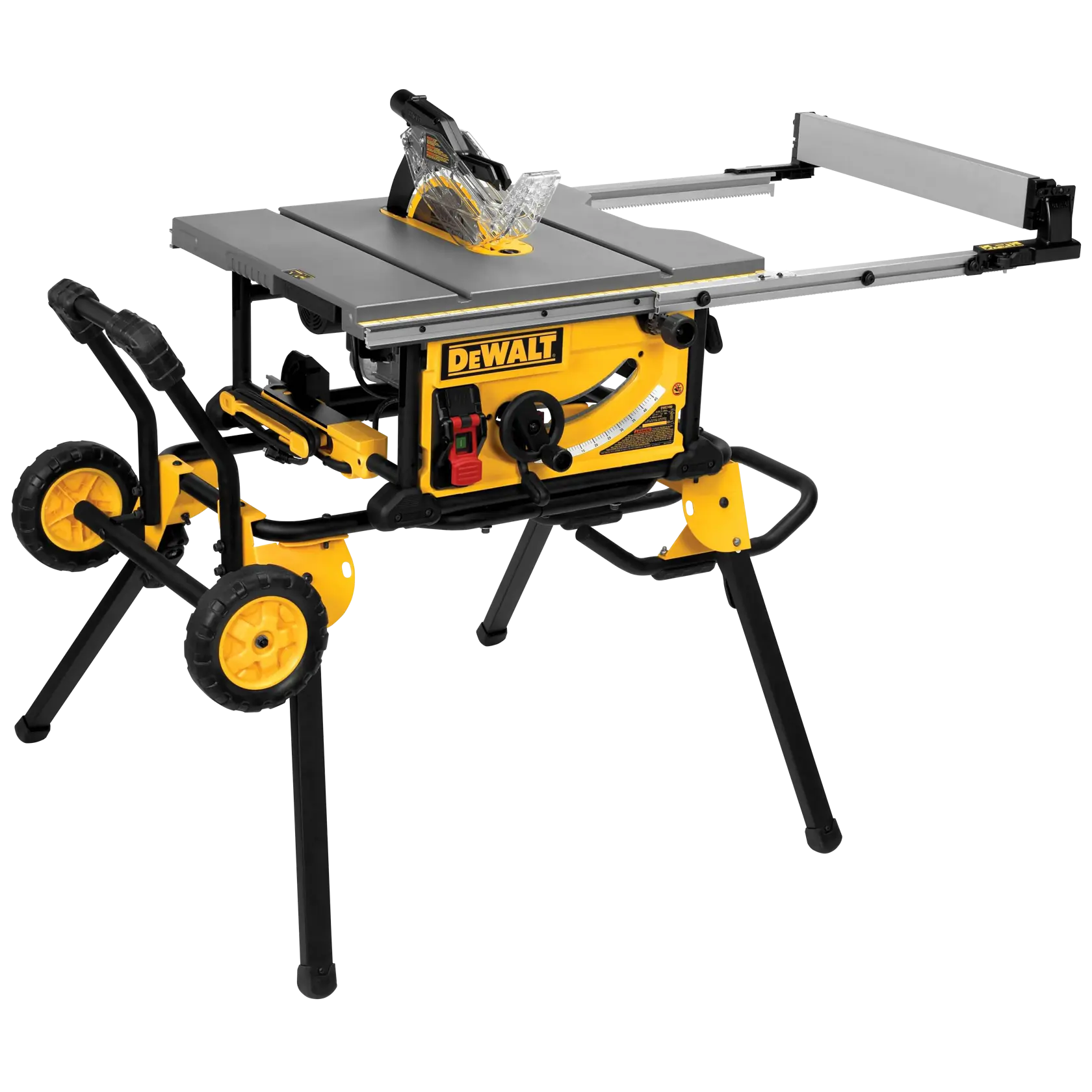 DEWALT® 10-in. Jobsite Table Saw and Rolling Stand