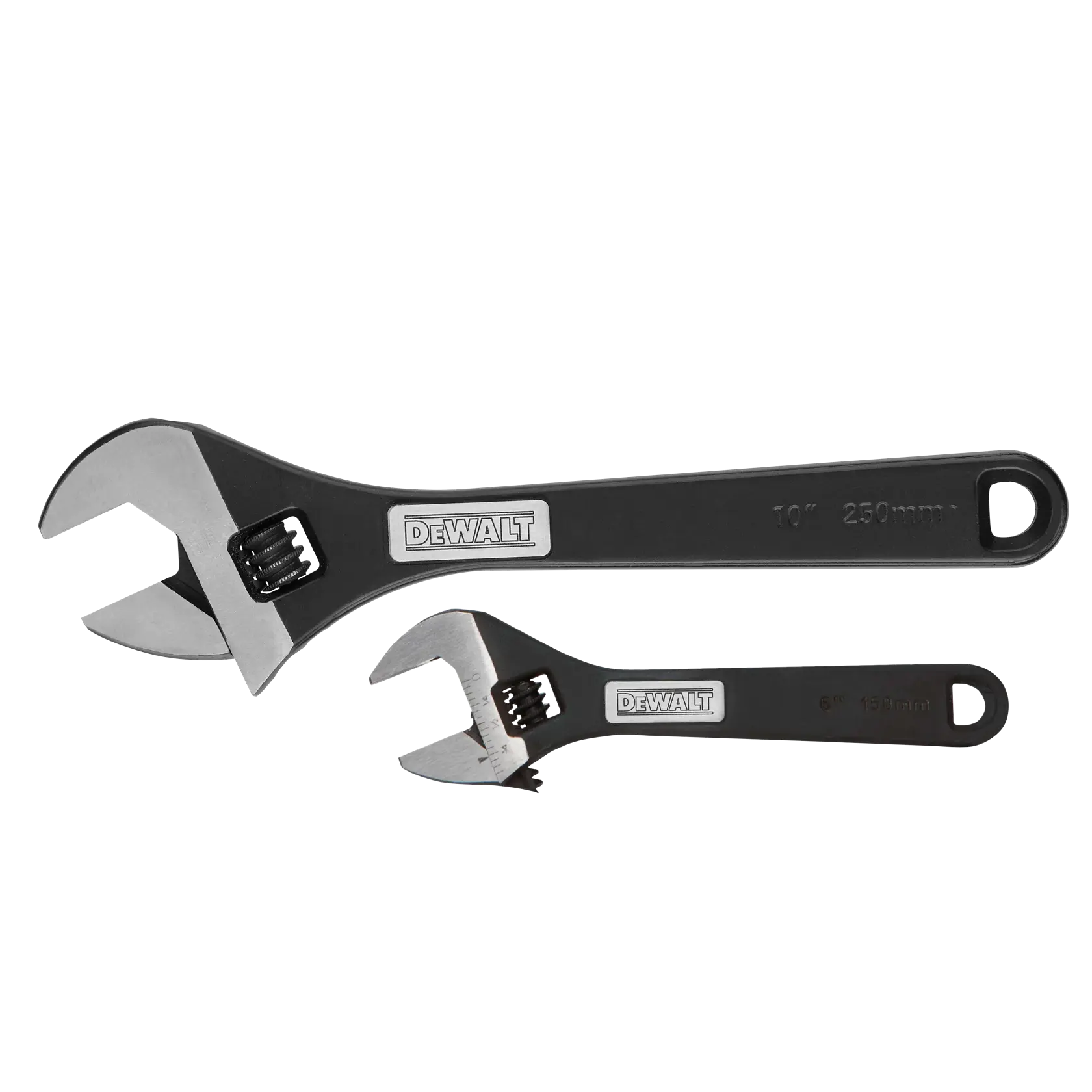 DEWALT® 6-in. and 10-in. Adjustable Wrench