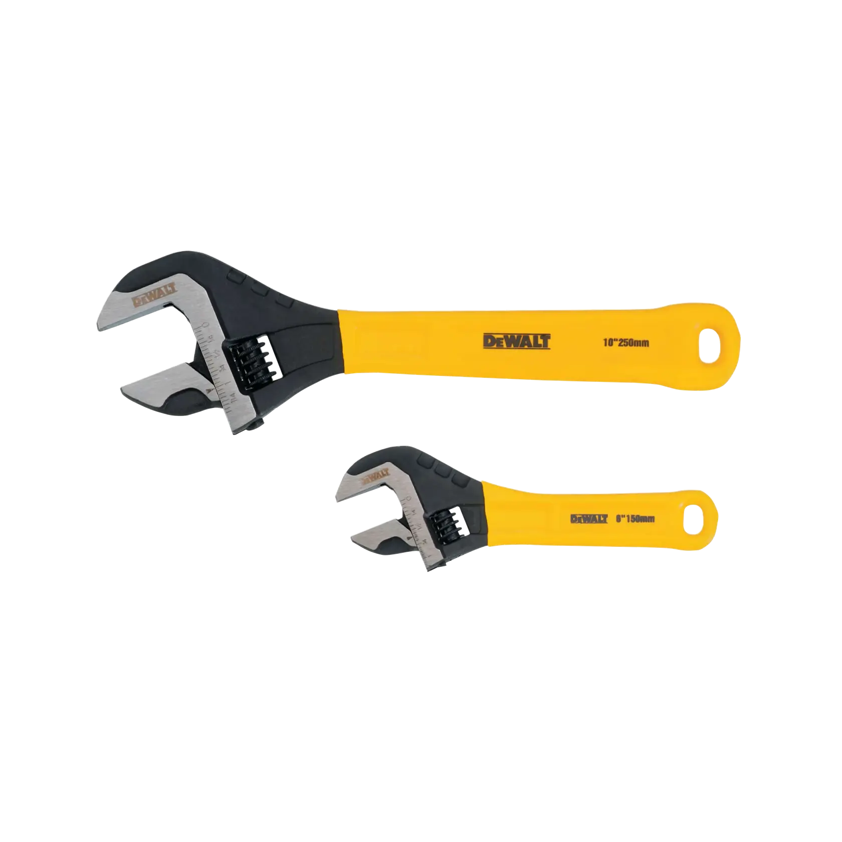 DEWALT® Dip Grip Adjustable Wrench 2 Pack