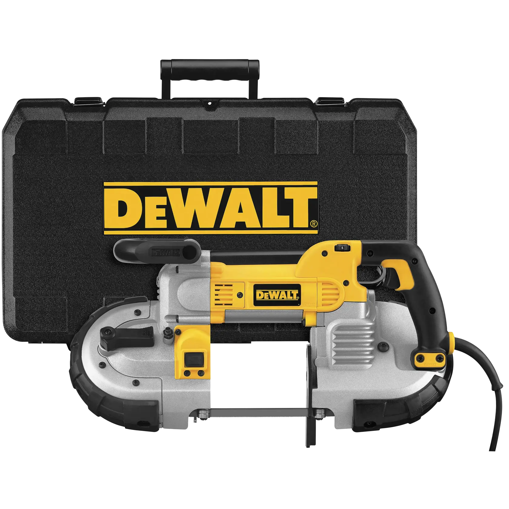 DEWALT® Portable Band Saw, Deep Cut, 10 Amp, 5-in. Kit