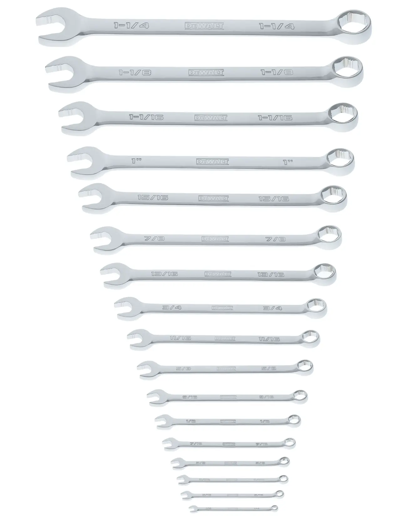 DEWALT® TOUGHSERIES 17-Piece SAE Combination Wrench Set