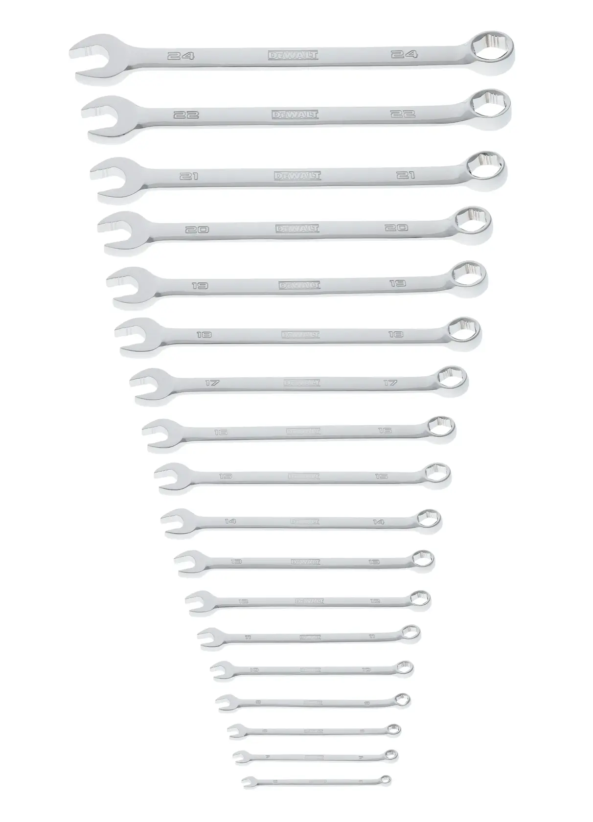 DEWALT® TOUGHSERIES 18-Piece Metric Combination Wrench Set