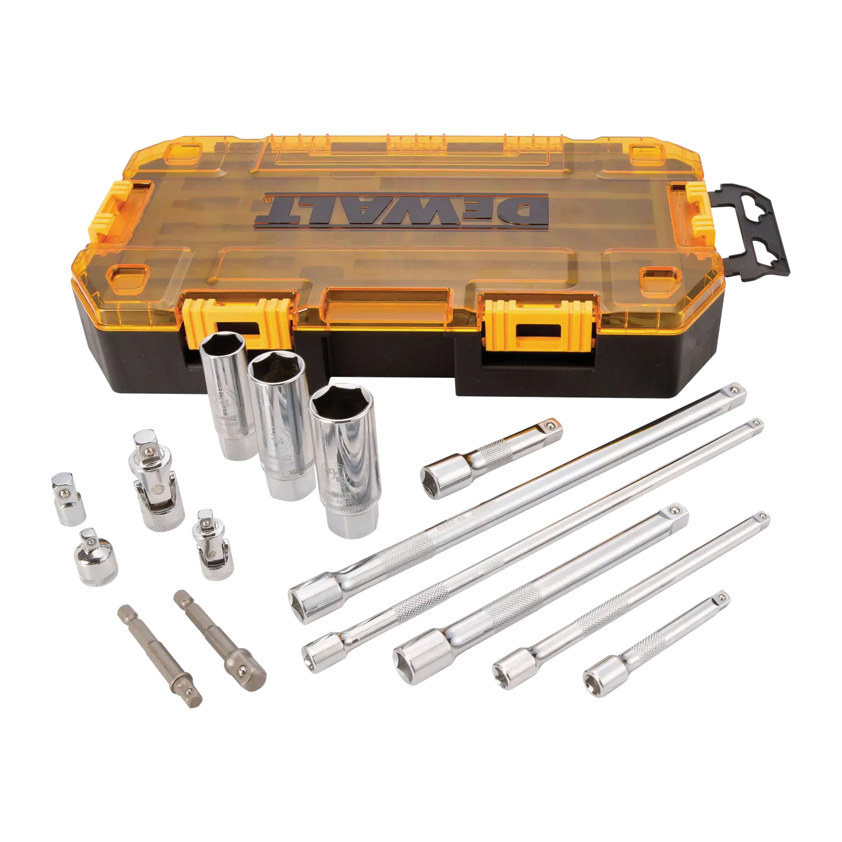 DEWALT® 1/4-in. (6.4mm) & 3/8-in. (9.5mm) Drive Tool Accessory Set (15-Piece))