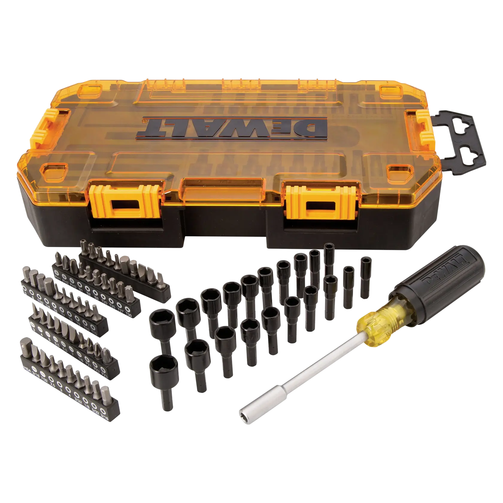 DEWALT® 70-pc. 1/4-in. Multi-Bit & Nut Driver Set