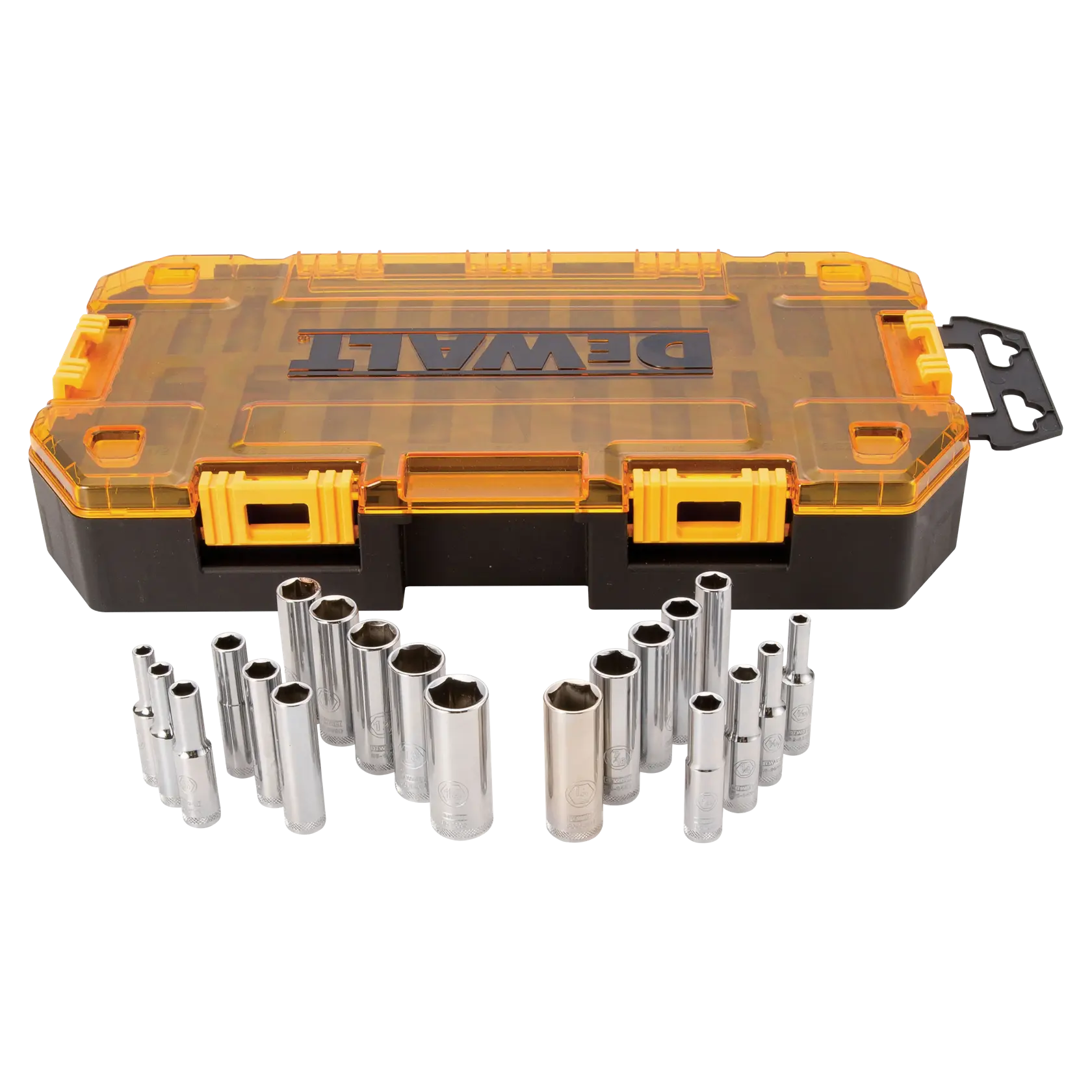 DEWALT® 20 Piece 1/4 in Drive Deep Combination Socket Set