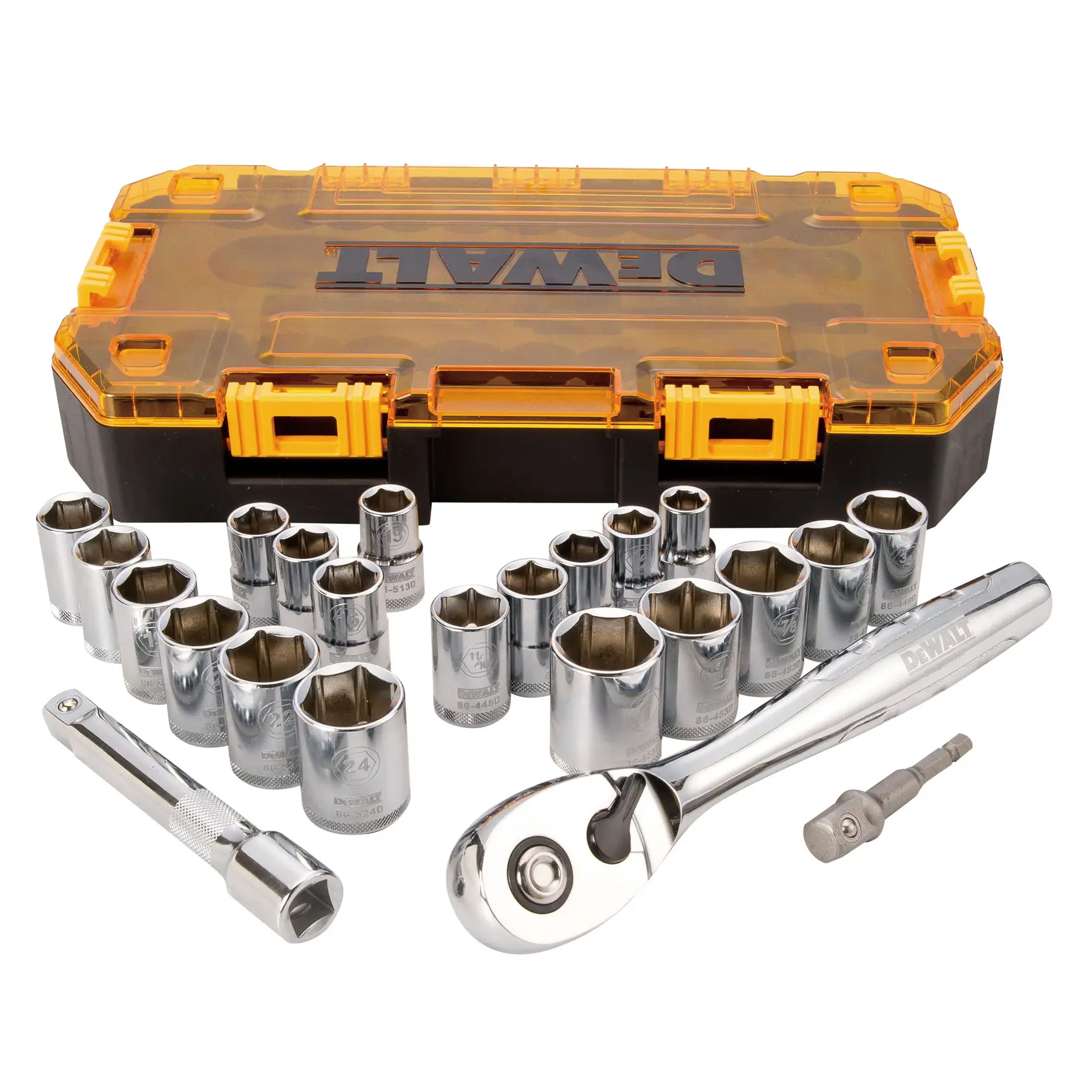 DEWALT® 23-pc. 1/2 in Drive Combination Socket Set