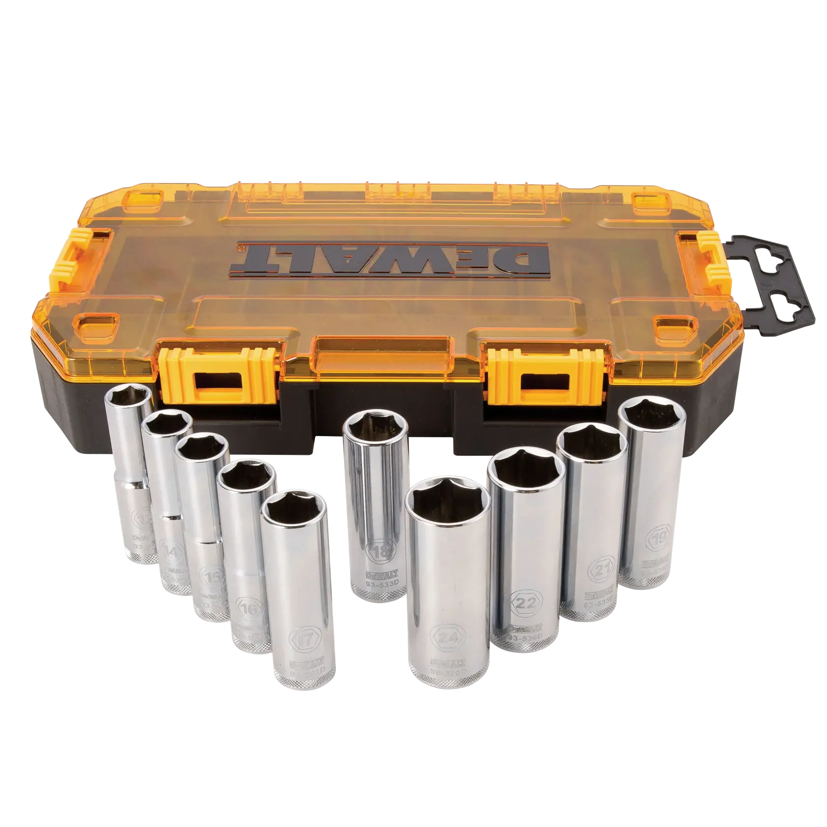 DEWALT® 10-pc. 1/2 in Drive Deep Metric Socket Set