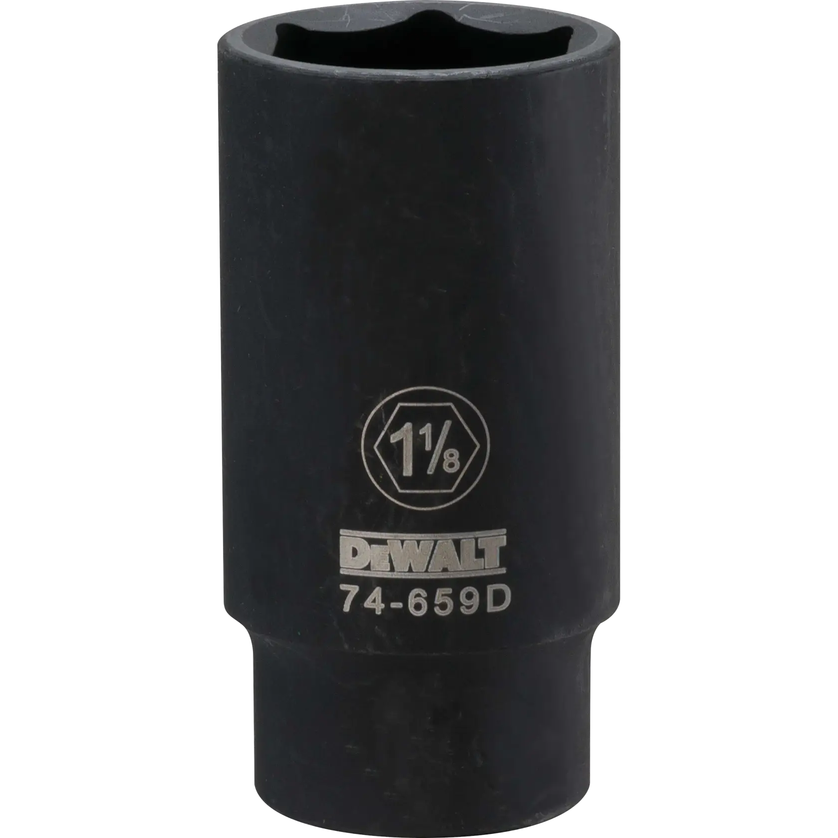 DEWALT® 1/2-in. (13mm) Drive 6-Point 1-1/8-in. (29mm) Standard (SAE) Deep Impact Socket