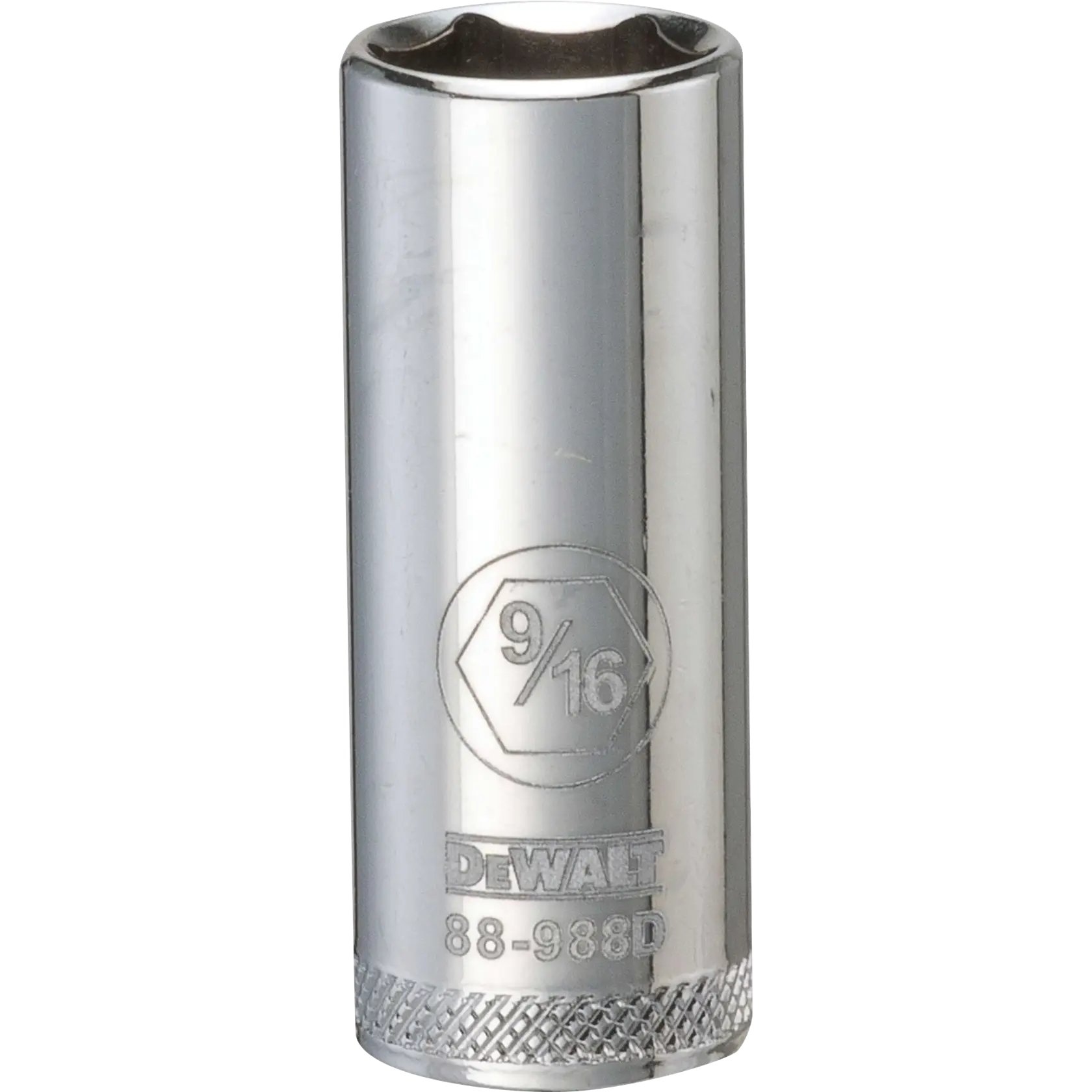 DEWALT® 3/8-in. (9.5mm) Drive 6-Point 9/16-in. (14mm) Standard (SAE) Deep Socket