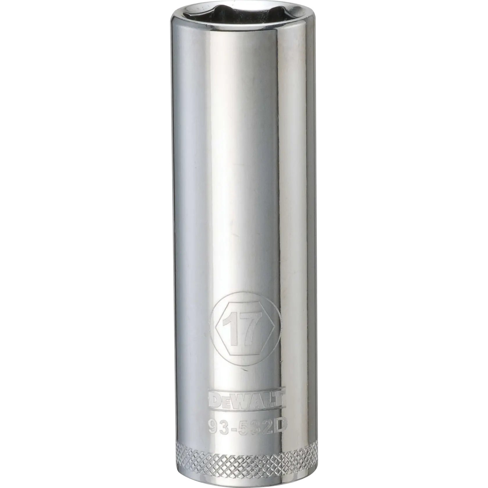 DEWALT® 1/2-in. (13mm) Drive 6-Point 17mm Metric Deep Socket