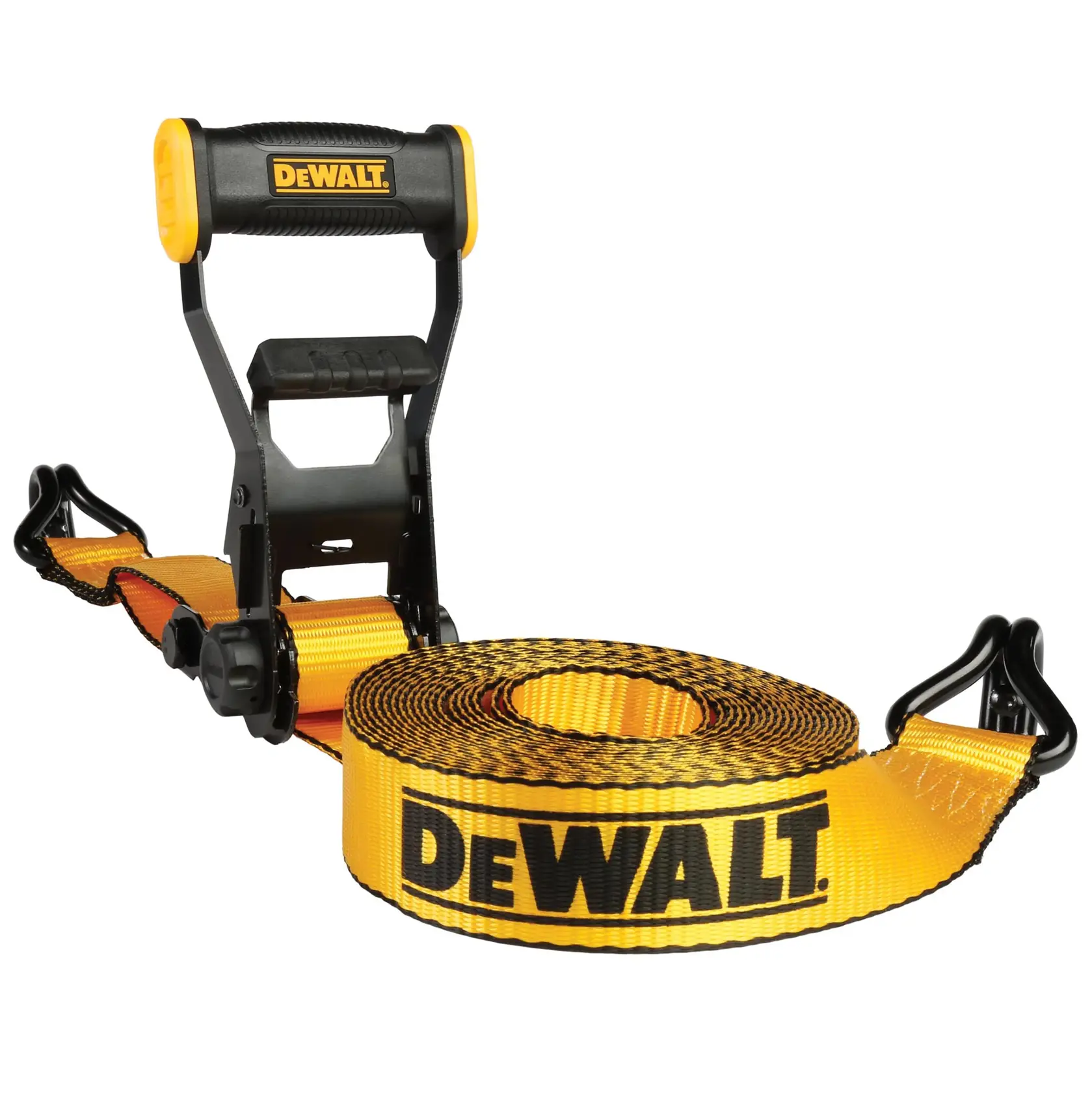 DEWALT® 2-in. x 27' Heavy-Duty RATCHET Tie-Down Strap 10,000 LB Break Strength (1 PK)