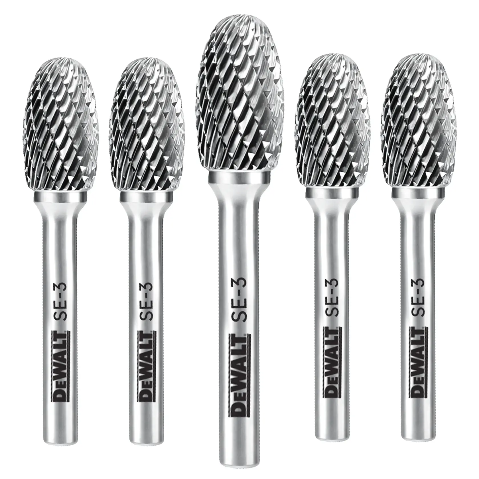 DEWALT® 5 Pack Carbide Burr Size SE-3