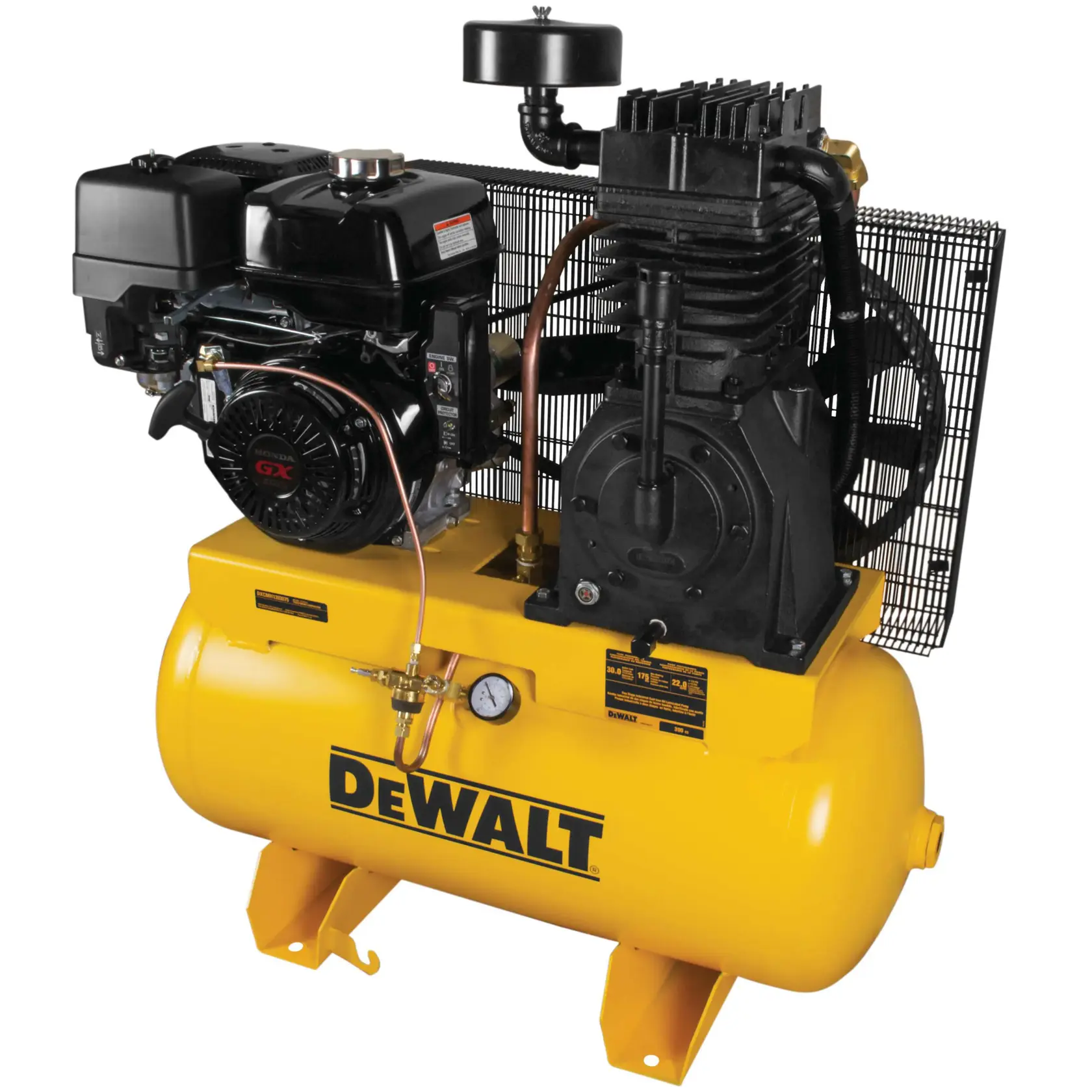 DEWALT® 2-Stage Portable Gas-Powered Truck Mount Air Compressor (30 gal)