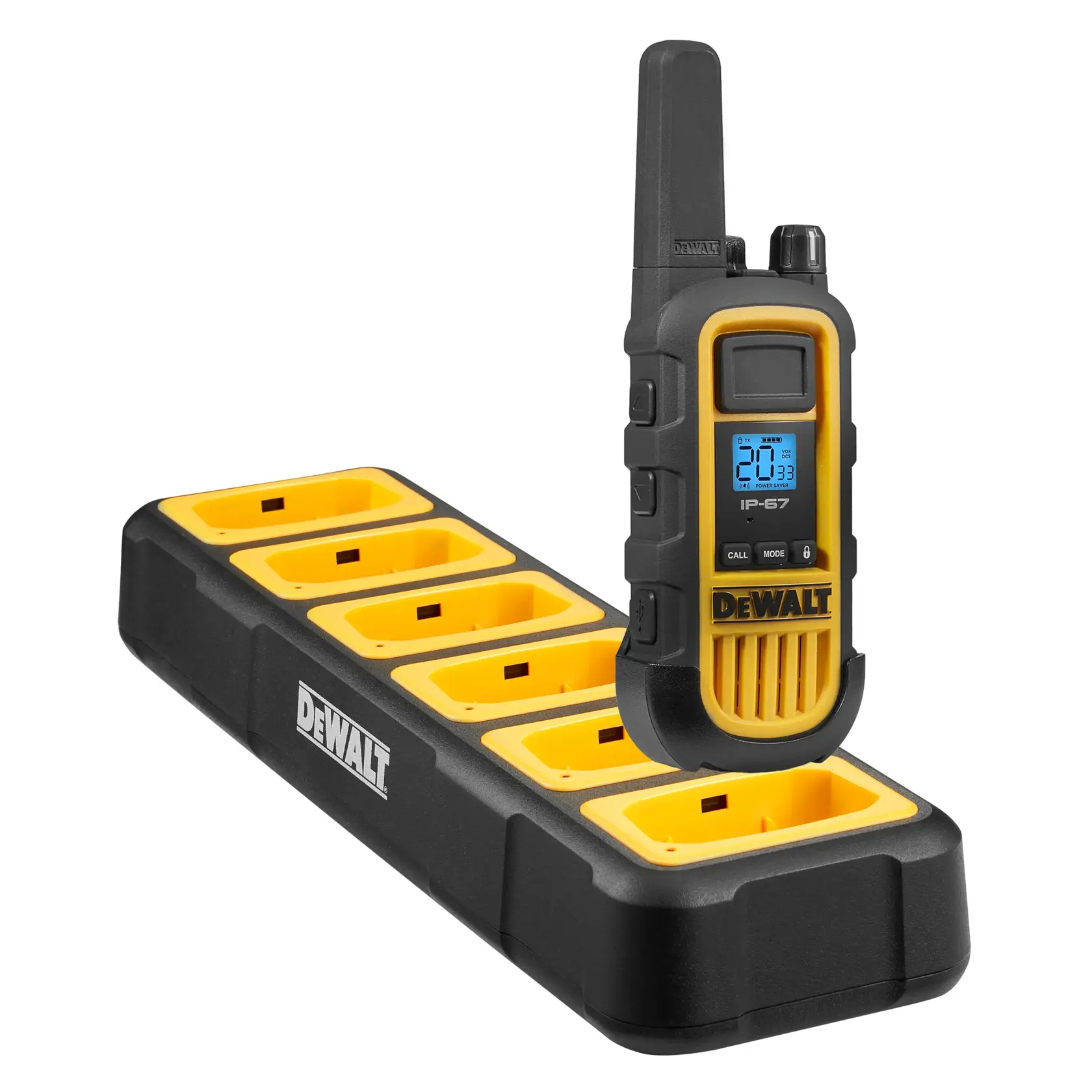 DEWALT® Jobsite Radio 6-Port Charging Dock (DXFRS800)