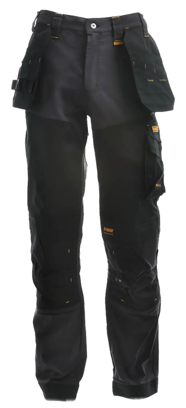 DEWALT® Memphis Men's Pro-Stretch, Holster Pocket, Regular Fit Work Pants, Grey/Black