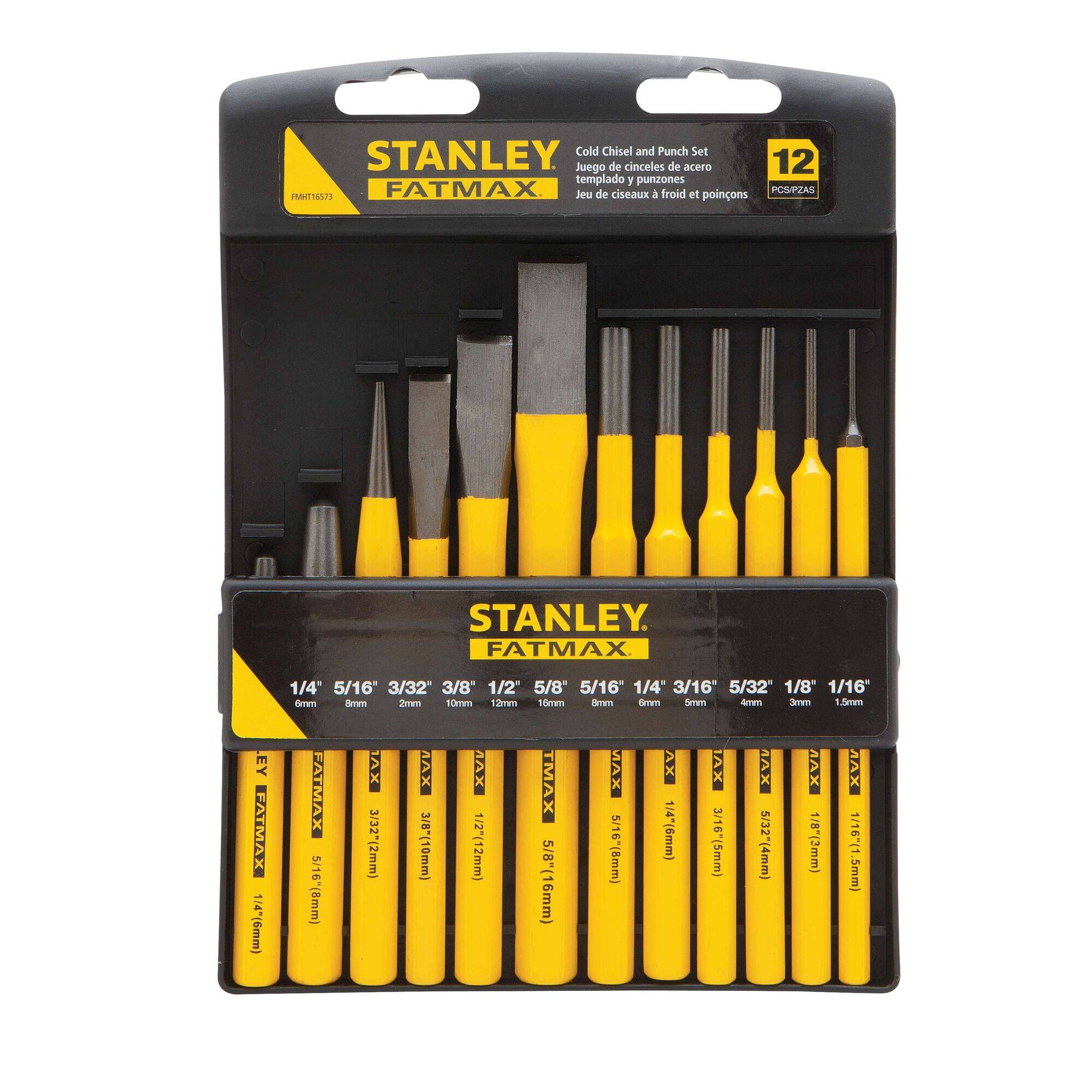 12 pc STANLEY® FATMAX® Punch and Chisel Set