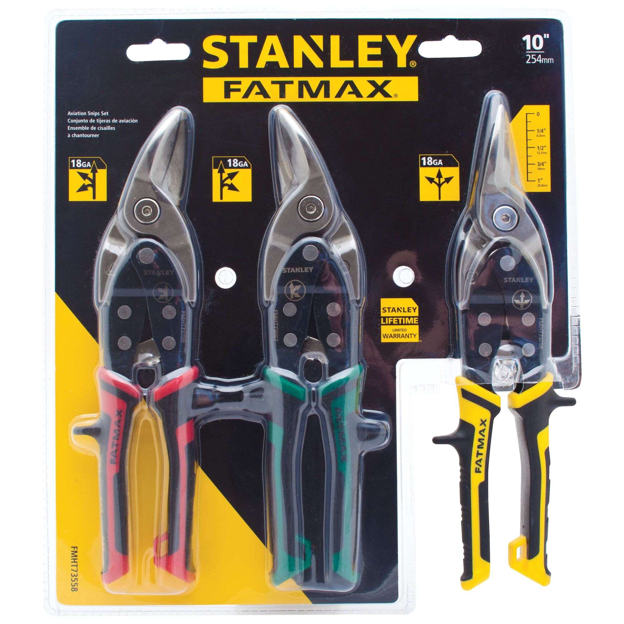 3 pc STANLEY® FATMAX® Aviation Snip Set