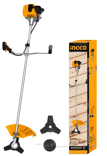 GBC5624411Gasoline grass trimmer and brush cutterDisplacement:62ccRated power:2.4kWMax cutting path: 480mm