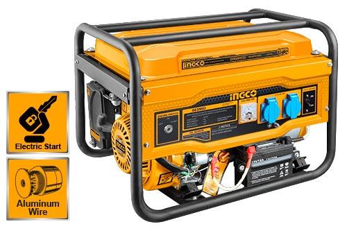 GE30005-1Gasoline generatorRated voltage(V):220-240Rated frequency(Hz):50Max.output(kW):2.8