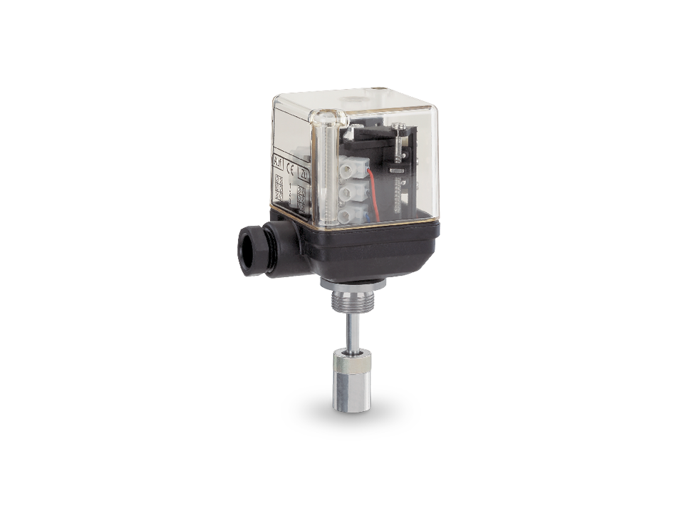 Electrical position indicator with microswitch