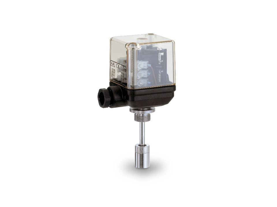 Electrical position indicator with inductive proximity switch