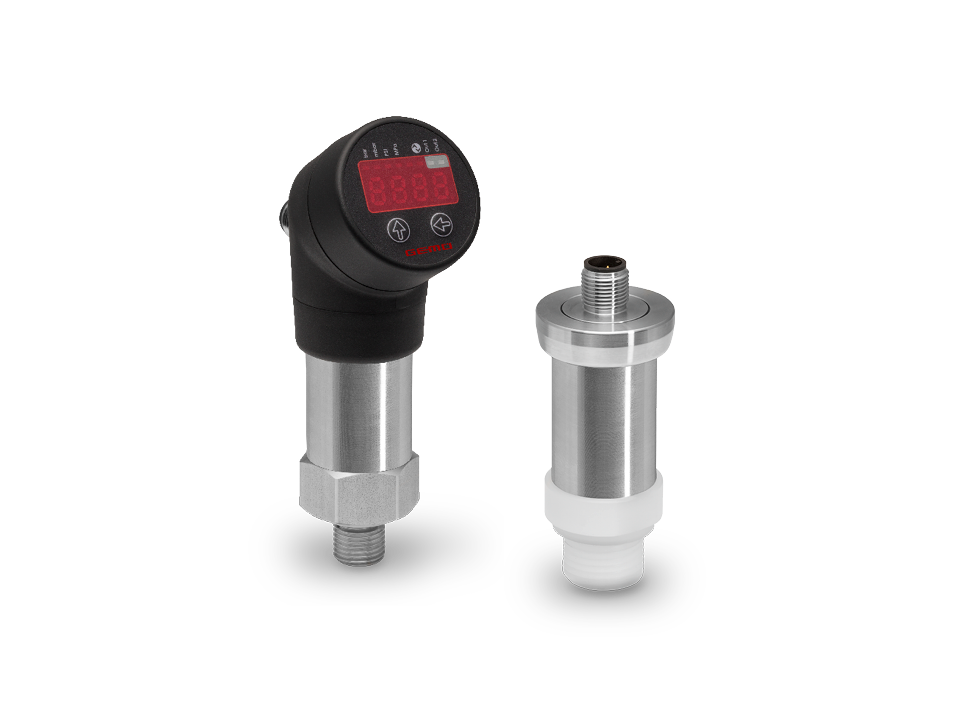 Pressure sensor with optional switching function