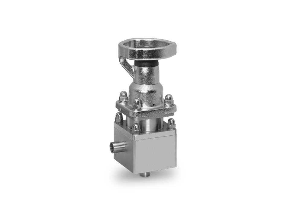 2/2-way diaphragm globe valve with PD technology