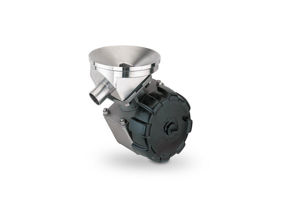 Manual 2/2-way container valve with metal body